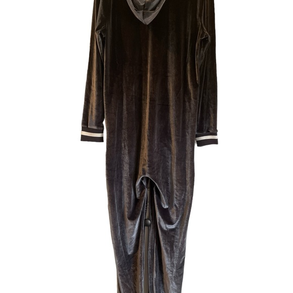 Velour Jumpsuit, ONEPIECE, Grey, size XS - Picture 5 of 8